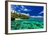 Beach with Coral Reef on South Side of Upolu, Samoa Islands-Martin Valigursky-Framed Photographic Print