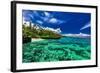 Beach with Coral Reef on South Side of Upolu, Samoa Islands-Martin Valigursky-Framed Photographic Print