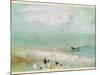 Beach with Figures and a Jetty. C.1830-J. M. W. Turner-Mounted Giclee Print