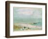 Beach with Figures and a Jetty. C.1830-J. M. W. Turner-Framed Giclee Print