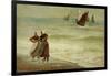 Beach with Figures-Philip Richard Morris-Framed Giclee Print