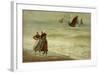 Beach with Figures-Philip Richard Morris-Framed Giclee Print