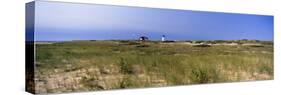 Beach with Lighthouse in the Background, Race Point Light, Provincetown, Cape Cod-null-Stretched Canvas