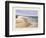 Beach with Seagulla-unknown Chiu-Framed Art Print