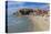 Beach with View of the Urban District of Porto Maurizio in Imperia, Liguria, Italy-null-Stretched Canvas