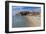 Beach with View of the Urban District of Porto Maurizio in Imperia, Liguria, Italy-null-Framed Art Print