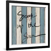 Beach Words I-Elizabeth Medley-Framed Art Print