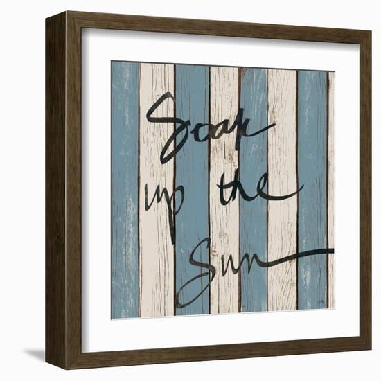 Beach Words I-Elizabeth Medley-Framed Art Print