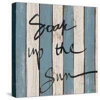 Beach Words I-Elizabeth Medley-Stretched Canvas