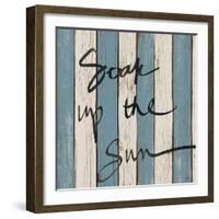 Beach Words I-Elizabeth Medley-Framed Art Print