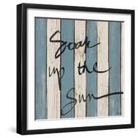 Beach Words I-Elizabeth Medley-Framed Art Print