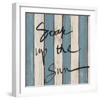 Beach Words I-Elizabeth Medley-Framed Art Print