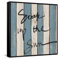 Beach Words I-Elizabeth Medley-Framed Stretched Canvas