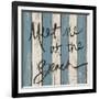 Beach Words II-Elizabeth Medley-Framed Art Print