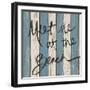 Beach Words II-Elizabeth Medley-Framed Art Print