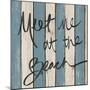 Beach Words II-Elizabeth Medley-Mounted Art Print