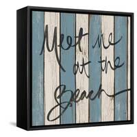 Beach Words II-Elizabeth Medley-Framed Stretched Canvas