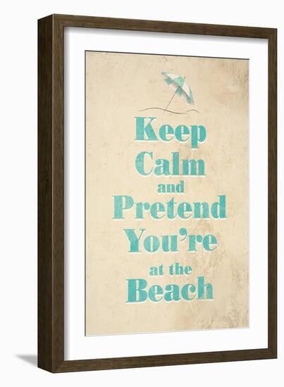 Beach-null-Framed Art Print