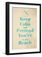 Beach-null-Framed Art Print