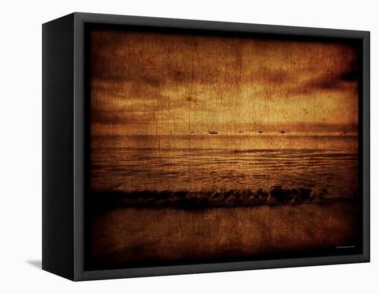 Beach-Katherine Sanderson-Framed Stretched Canvas