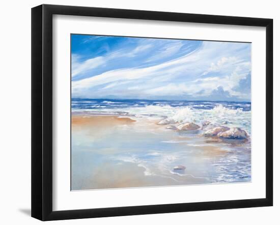 Beach-Kingsley-Framed Art Print