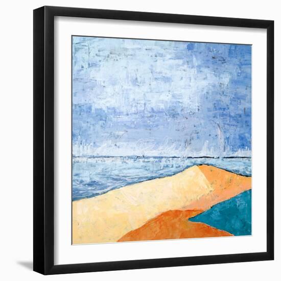 Beach-Hyunah Kim-Framed Art Print