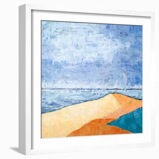 Beach-Hyunah Kim-Framed Art Print