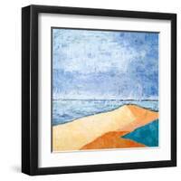 Beach-Hyunah Kim-Framed Art Print