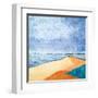 Beach-Hyunah Kim-Framed Art Print