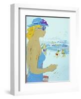 Beach-Diana Ong-Framed Giclee Print