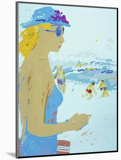 Beach-Diana Ong-Mounted Giclee Print