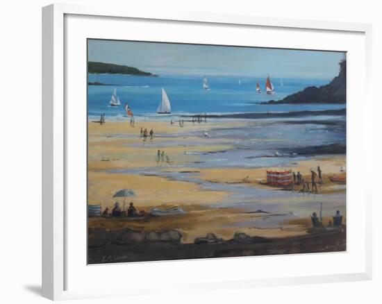 Beach-Jennifer Wright-Framed Giclee Print