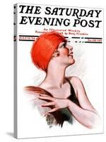 "Beachball," Saturday Evening Post Cover, July 12, 1924-James Calvert Smith-Stretched Canvas