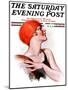 "Beachball," Saturday Evening Post Cover, July 12, 1924-James Calvert Smith-Mounted Giclee Print