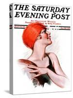 "Beachball," Saturday Evening Post Cover, July 12, 1924-James Calvert Smith-Stretched Canvas