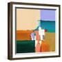 Beachcomber I-Joe DiGiulio-Framed Art Print