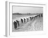 Beachcombers Searching Brighton Beach for Treasure-null-Framed Photographic Print