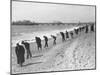 Beachcombers Searching Brighton Beach for Treasure-null-Mounted Photographic Print