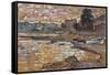 Beached Boats at Lavandou, 1908-1909-Frederic Edwin Church-Framed Stretched Canvas