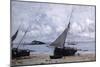 Beached Boats at St Jean, 1884-Emmanuel Lansyer-Mounted Giclee Print