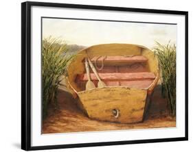 Beached Dinghy-Karl Soderlund-Framed Art Print