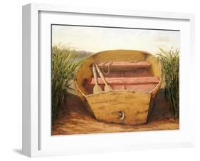 Beached Dinghy-Karl Soderlund-Framed Art Print