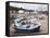 Beached Fishing Boat in the Harbour at Stonehaven, Aberdeenshire, Scotland, United Kingdom, Europe-Mark Sunderland-Framed Stretched Canvas