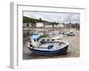 Beached Fishing Boat in the Harbour at Stonehaven, Aberdeenshire, Scotland, United Kingdom, Europe-Mark Sunderland-Framed Photographic Print
