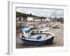 Beached Fishing Boat in the Harbour at Stonehaven, Aberdeenshire, Scotland, United Kingdom, Europe-Mark Sunderland-Framed Photographic Print