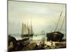 Beached for Repairs, Duncan's Point, Gloucester, 1848-Fitz Henry Lane-Mounted Giclee Print