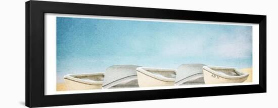 Beached Row-Kimberly Allen-Framed Art Print