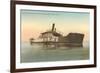 Beached Steamer, Cape May, New Jersey-null-Framed Premium Giclee Print