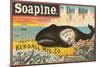 Beached Whale Cleaned by Soapine-null-Mounted Premium Giclee Print