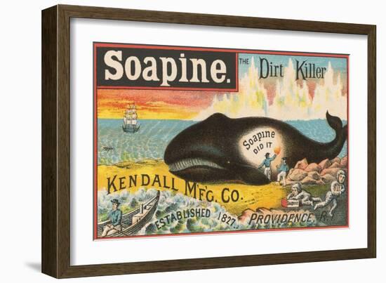 Beached Whale Cleaned by Soapine-null-Framed Art Print